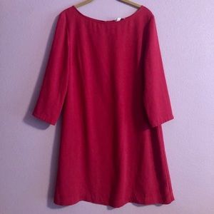 Cute pink shift dress